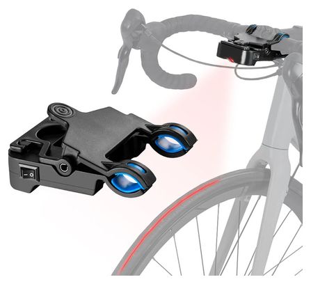 Laser stuurkalibratie fiets – Nauwkeurige uitlijning, USB-C, stuur 22,2–31,8 mm