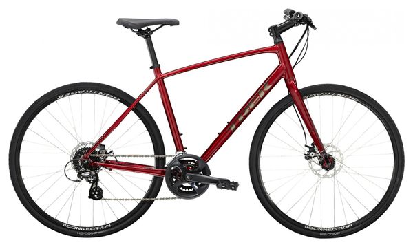 Vélo Fitness Trek FX 1 Disc Shimano Tourney/Altus 8V 700 mm Rouge 2023