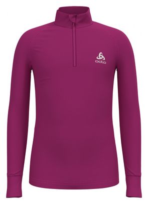 Odlo Active Warm Eco Kids Maglia a maniche lunghe 1/2 Zip Rosa