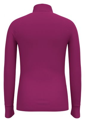 Odlo Active Warm Eco Kids Maglia a maniche lunghe 1/2 Zip Rosa