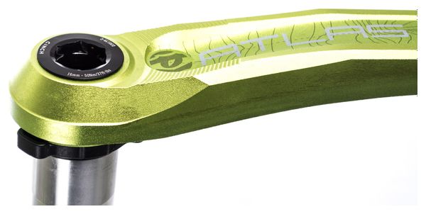 Manivelles Race Face Atlas Cinch Direct-Mount Axe 83mm (sans boitier) Vert