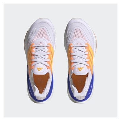 Chaussures de Running adidas running UltraBoost Light Blanc Orange Bleu Unisexe