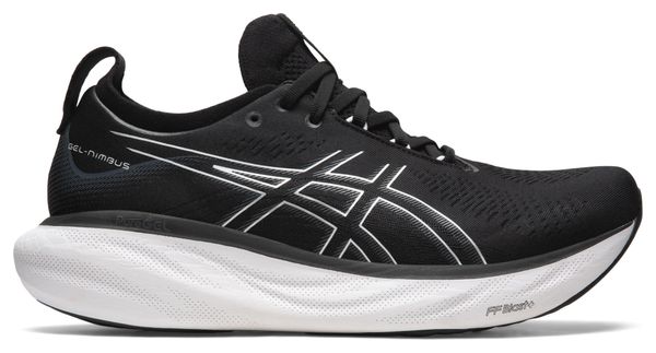 Asics Gel Nimbus 25 LARGE Running Shoes Black White