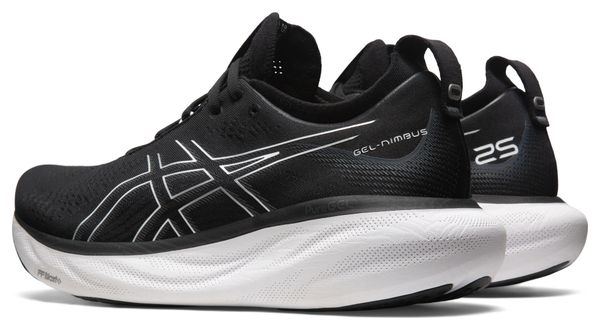 Asics Gel Nimbus 25 LARGE Running Shoes Black White
