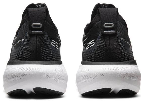 Asics Gel Nimbus 25 LARGE Running Shoes Black White