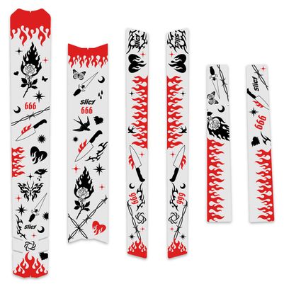 Kit di protezione per telaio Slicy Hell Yeah Nero Lucido