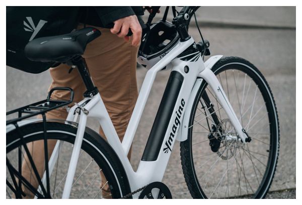 Vélo électrique Vadrouilleur 21.1 - Full carbone - Autonomie 100Km - Gris