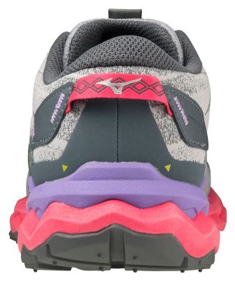 Trail Running Shoes Mizuno Women's Wave Daichi 7 Pink Grey