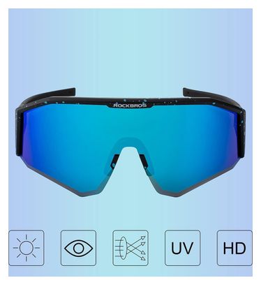 ROCKBROS SP304 Lunettes Vélo Polarisées Gris