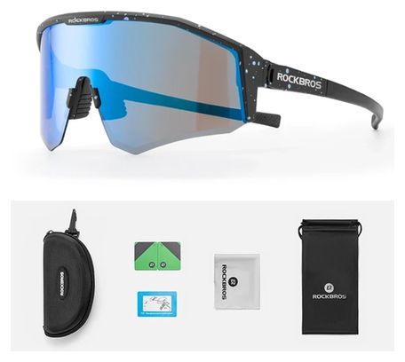 ROCKBROS SP304 Lunettes Vélo Polarisées Gris