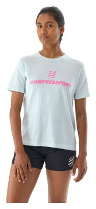 T-Shirt Compressport Podium Grey Donna