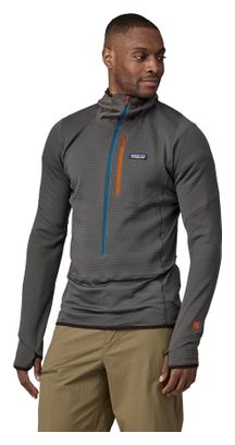 Patagonia R1 Hoody Fleec Grijs