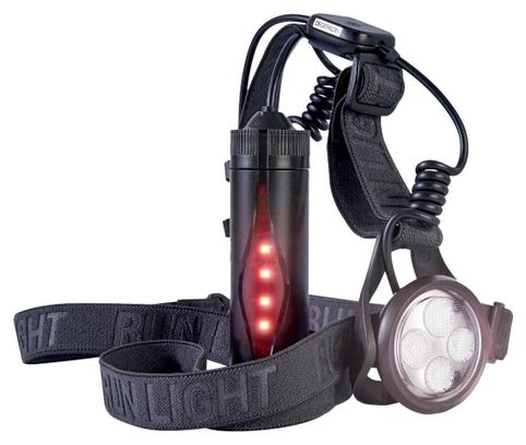 Lampe de running Pectorale Kiprun Runlight 900 USB V2 Noir
