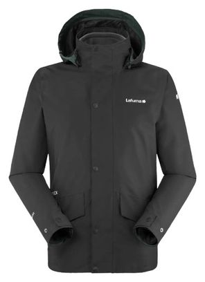 Veste Lafuma Imperméable Jaipur Gore Tex Fleece Homme Noir