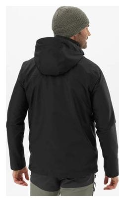 Veste Lafuma Imperméable Jaipur Gore Tex Fleece Homme Noir