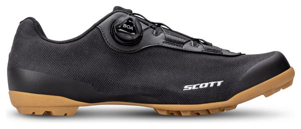 Gravel Men's Shoes Scott Gravel Pro Black Mat/White