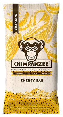 Barre Energétique CHIMPANZEE 100% naturelle Banane Chocolat 55g