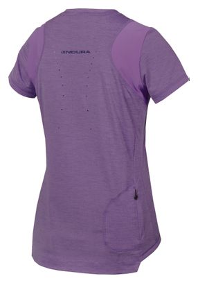Endura SingleTrack dames Jersey met korte mouwen paars