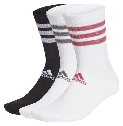 Lot de 3 paires de chaussettes adidas Glam 3-Bandes CushionedSport