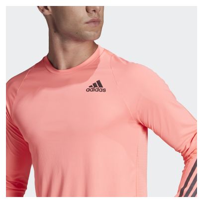 Maillot manches longues Adidas Run Icon Rouge Homme