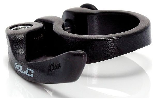 XLC Seat Clamp Alu 31.8mm PC-L01 Zum schnellen Anziehen von Schwarz