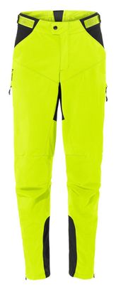 Pantalones Vaude Qimsa Softshell II Amarillo Fluorescente