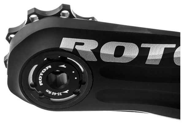 ROTOR HAWK Crank Arm Mono Black (zonder as)