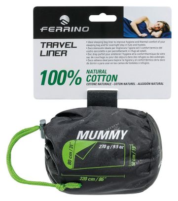 Drap de sac Ferrino Travel Mummy Unisex