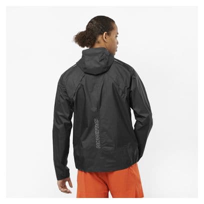 Wasserdichte Jacke Salomon Bonatti WP Schwarz