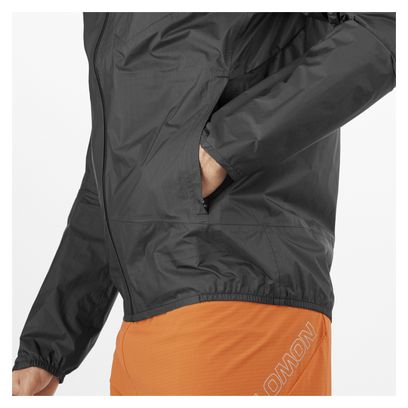 Chaqueta <strong>impermeable Salomon Bonatti WP</strong>Negra