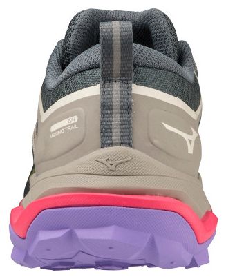 Mizuno Women's Wave Ibuki 4 Trail Running Schuh Grau Rosa Violett