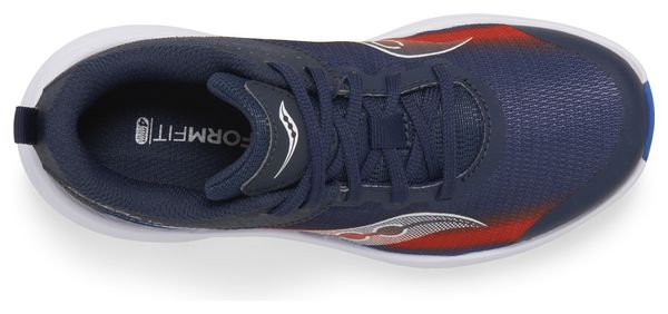 Chaussures de Running Enfant Saucony Kinvara 14 LTT Bleu Rouge