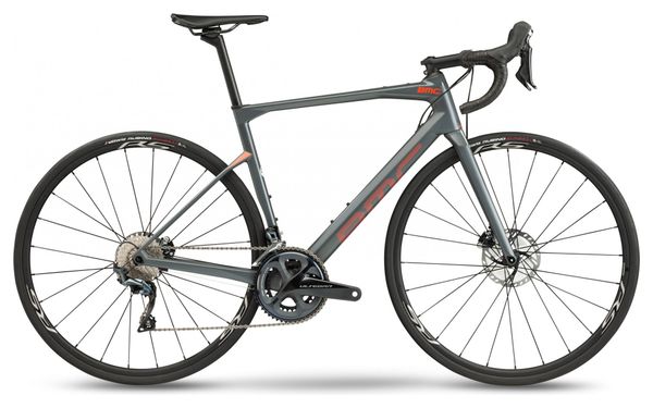 Bicicleta de carretera BMC Roadmachine Three Shimano Ultegra 11S 700 mm Race Grey Neon Red 2021