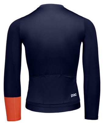 Maillot Manches Longues POC Cadence Bleu/Orange Homme
