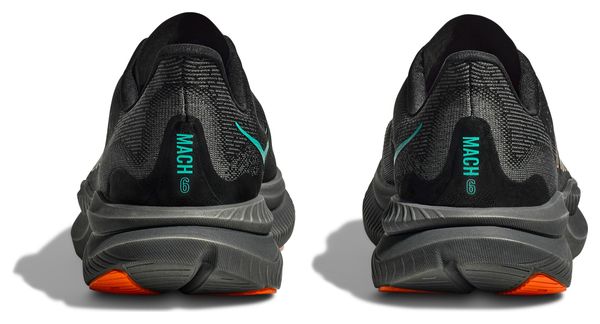 Zapatillas Hoka Mach 6 Negro/Naranja Hombre