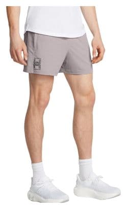 Short Under Armour Run Gris Homme