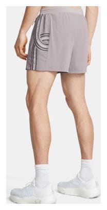 Short Under Armour Run Gris Homme