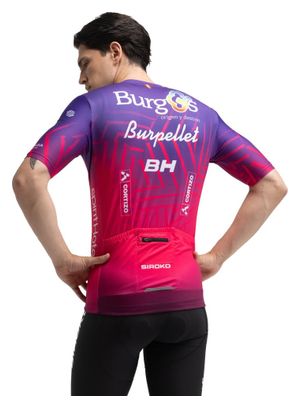 Maillot vélo manches courtes homme Burgos Burpellet BH x Siroko BBBH Burgos Pur