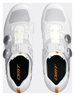 DMT KR0 Evo Superlight Road Shoes - White/Silver