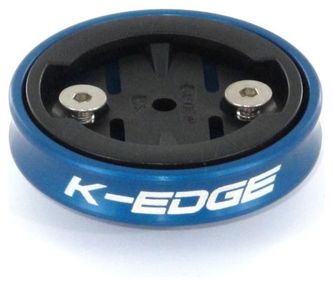 K-EDGE Gravity Cap Mount Garmin Blue