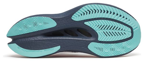 Chaussures Running Saucony Endorphin Pro 5 Blanc/Bleu/Orange Femme