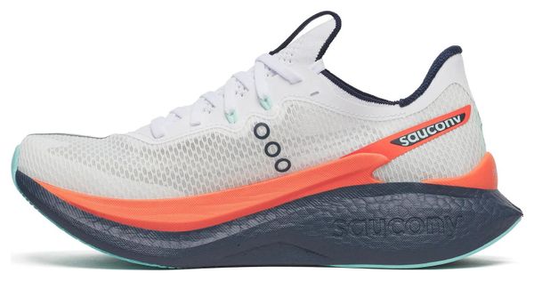 Chaussures Running Saucony Endorphin Pro 5 Blanc/Bleu/Orange Femme