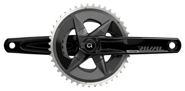 Guarnitura per misuratore di potenza Sram Rival AXS DUB Wide 43-30 denti 2x12V (senza alloggiamento) Nera