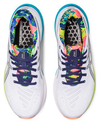 Asics Gel Kayano 29 Lite-Show Running Shoes White Multi-Color