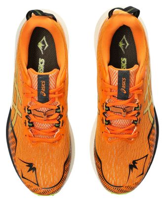 Asics Fuji Lite 4 Trailrunning-Schuhe Orange Grün Herren