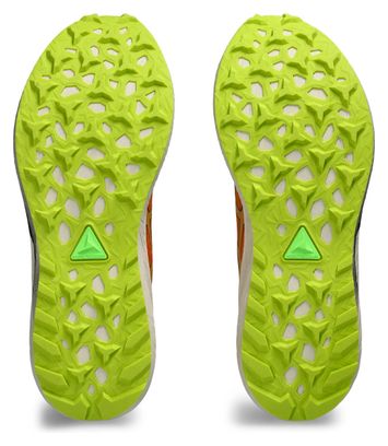 Asics Fuji Lite 4 Orange Green Men's Trail Shoes