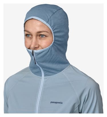 Veste Trail Running Femme Patagonia Airshed Pro Pullover Bleu