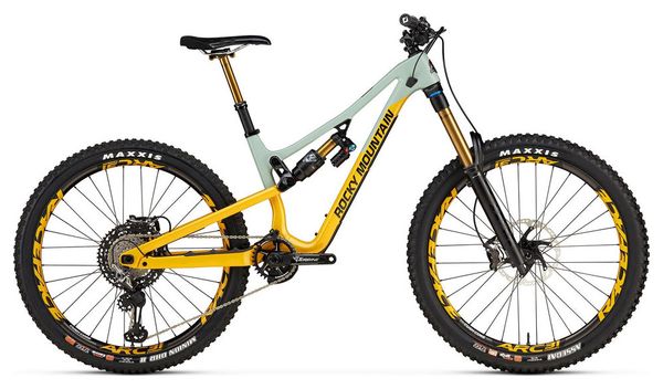 VTT Tout-Suspendu Rocky Mountain Altitude Carbon 90 Shimano XTR 12V 27 5'' Rallye Edition Vert Jaune 2023