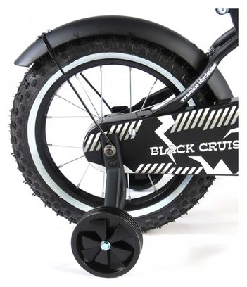 Vélo enfant Volare Black Cruiser - garçon - 14 po - noir - assemblé à 95 %
