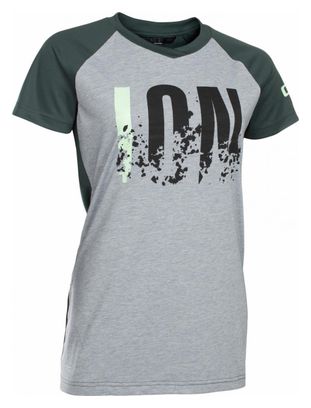 ION Letters Scrub AMP WMS T-Shirt Short Sleeves Grey Melange